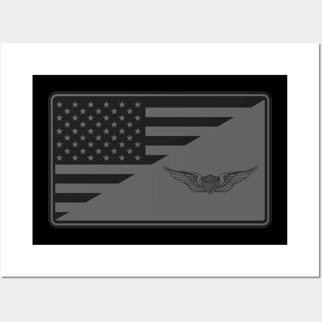 Army Aviation Wings Patch (subdued) Wall Art by TCP